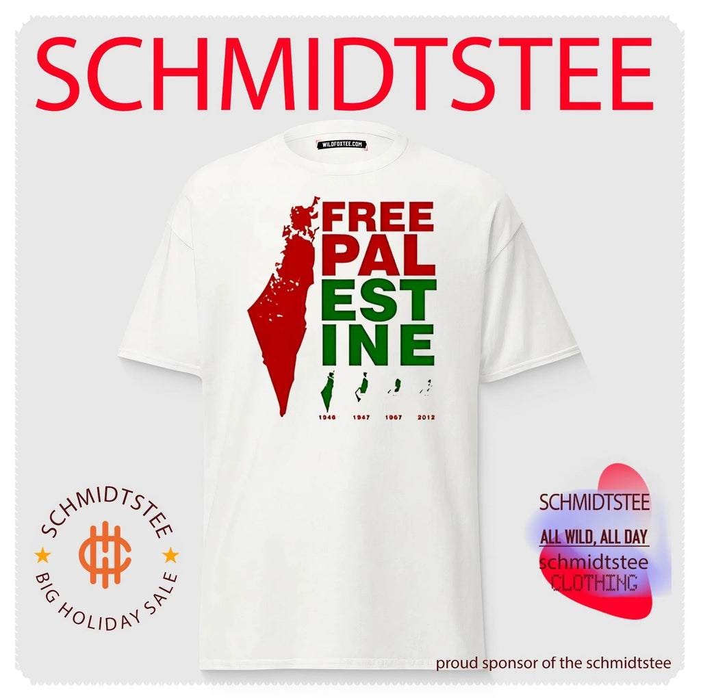 Free Palestine 1946 1947 1967 2012 state shirt