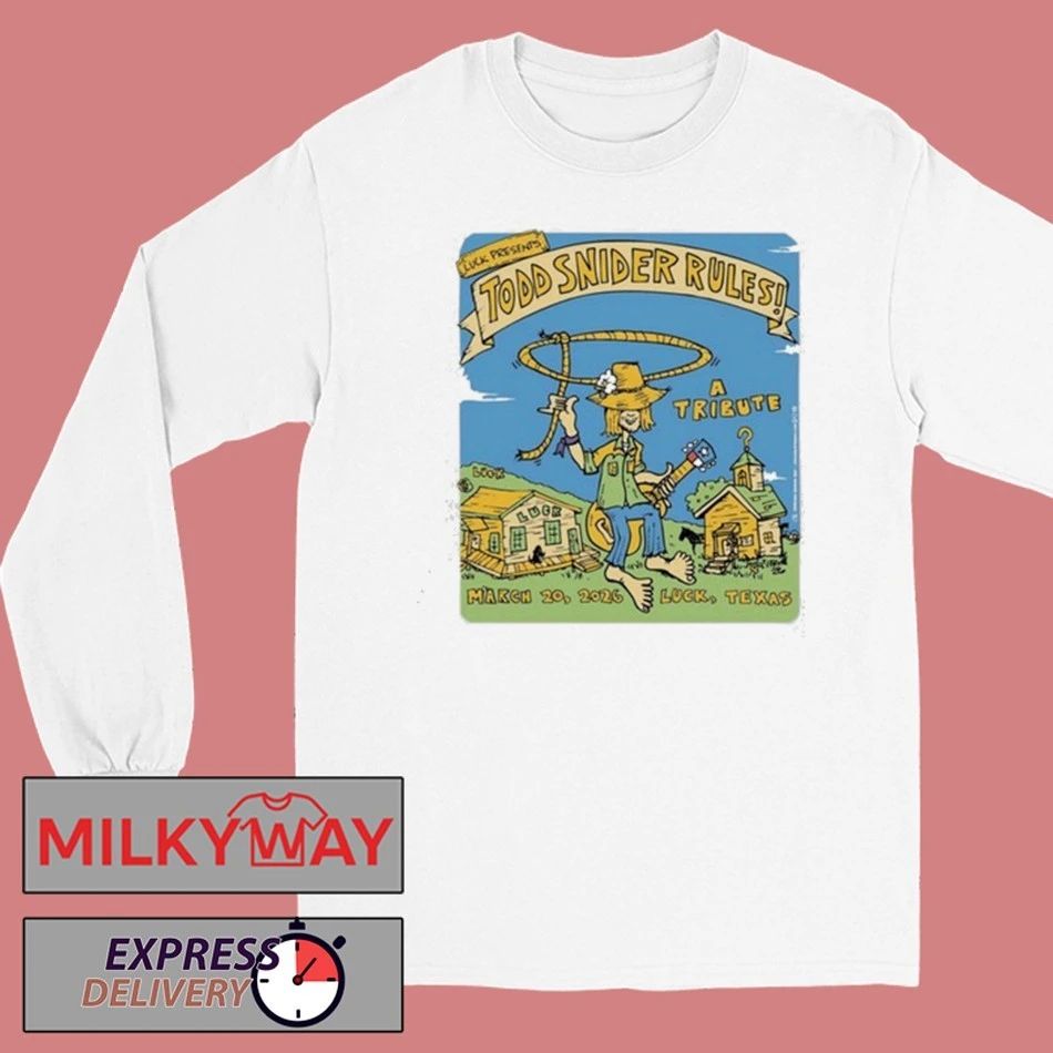 Todd Snider Rules Mar 20 2026 Luck, Texas Shirt