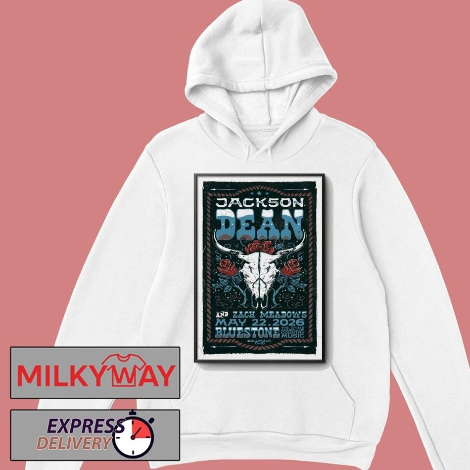 Jackson Dean May 22 2026 The Bluestone in Columbus Ohio Poster shirt