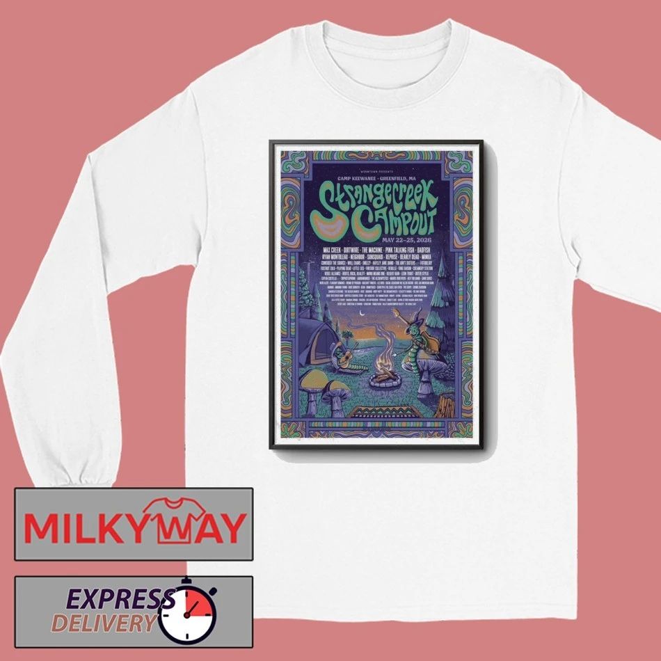 May 22-24 2026 StrangeCreek Campout Poster Camp Kee-Wanee TOUR shirt