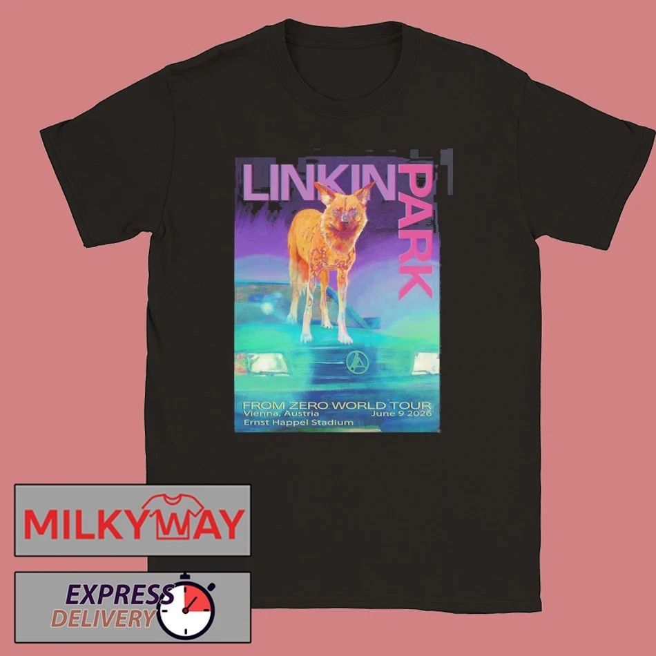 Linkin Park From Zero 2026 Tour Vienna Austria Poster At Ernst Happel Stadium On June 9 2026 T-Shirt