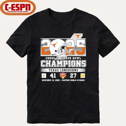 2025 Texas Citrus Bowl Score Champions 41-24 Michigan Shirt
