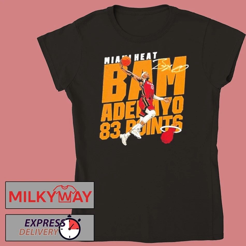 Bam Adebayo Miami Heat Adebayo 83 Points shirt