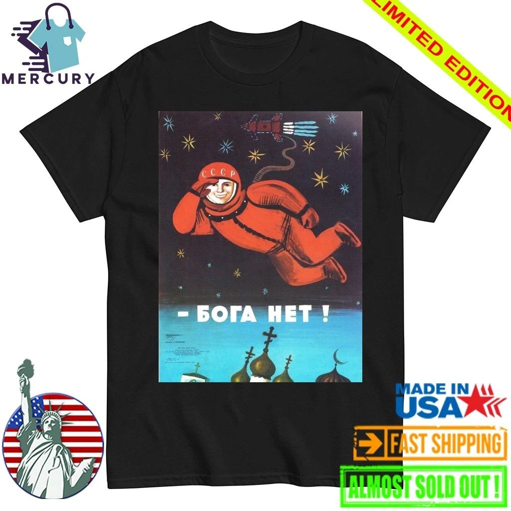 Soviet Visuals There Is No God Shirt