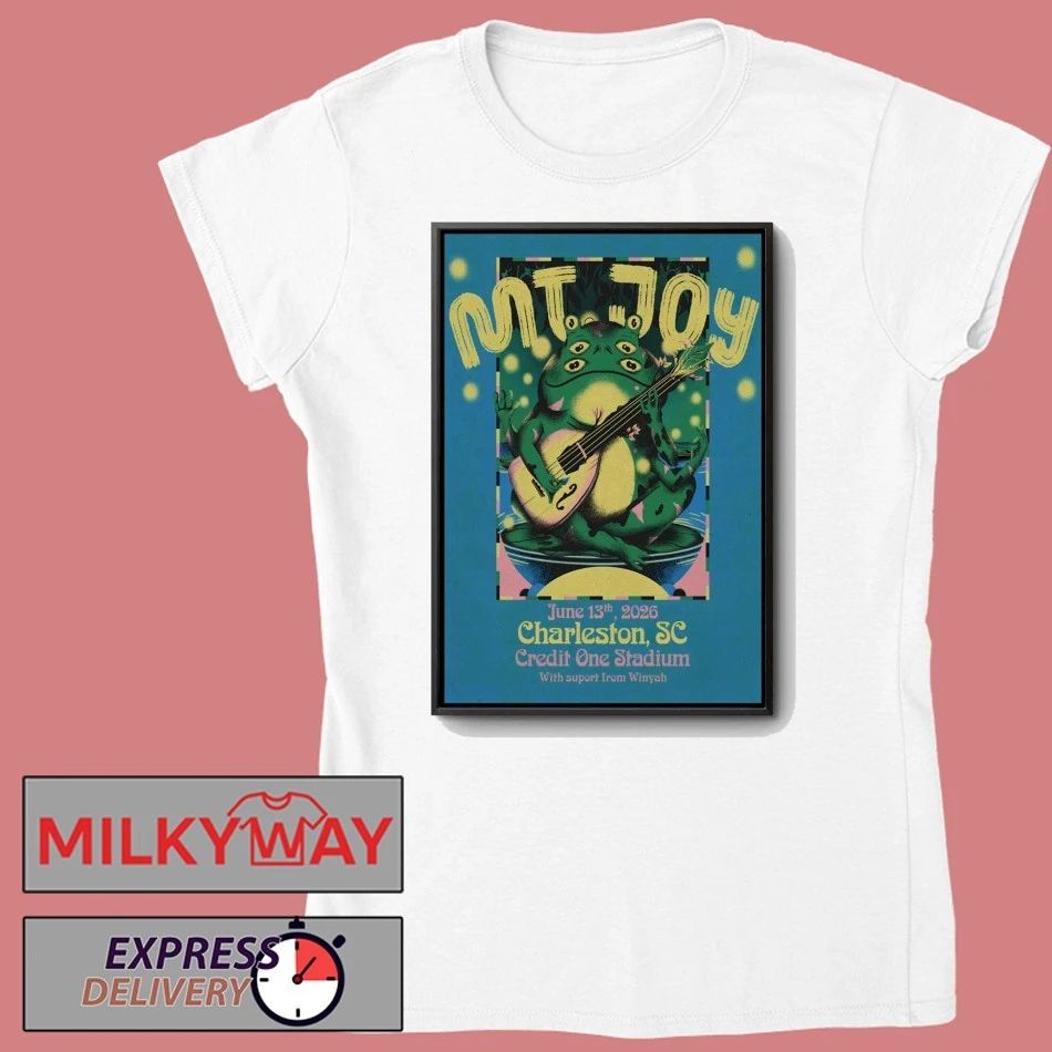 Mt. Joy Credit One Stadium In Charleston SC June 13 2026 Poster shirt