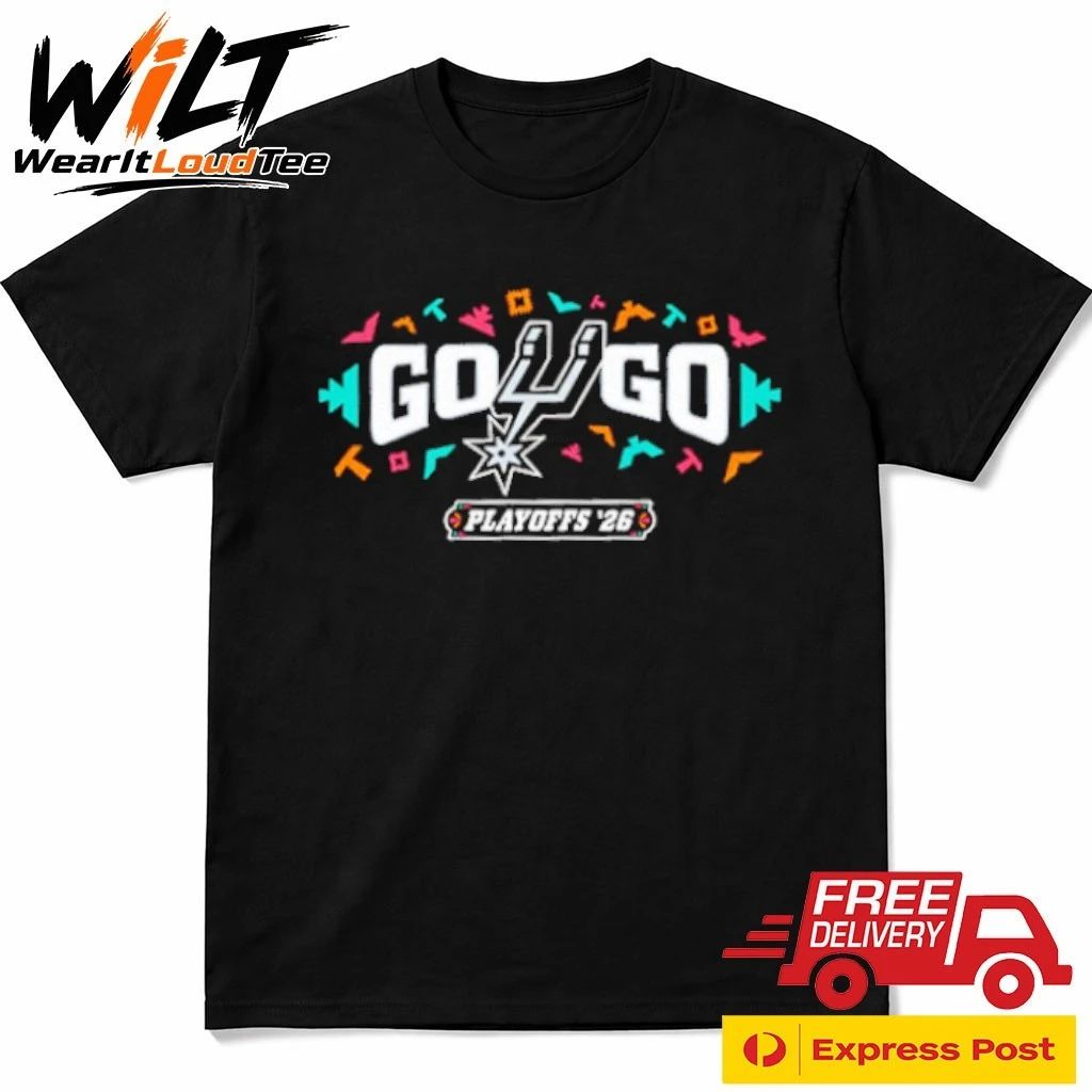 Go Spurs Go 2026 Playoffs Shirt San Antonio Spurs Game 2
