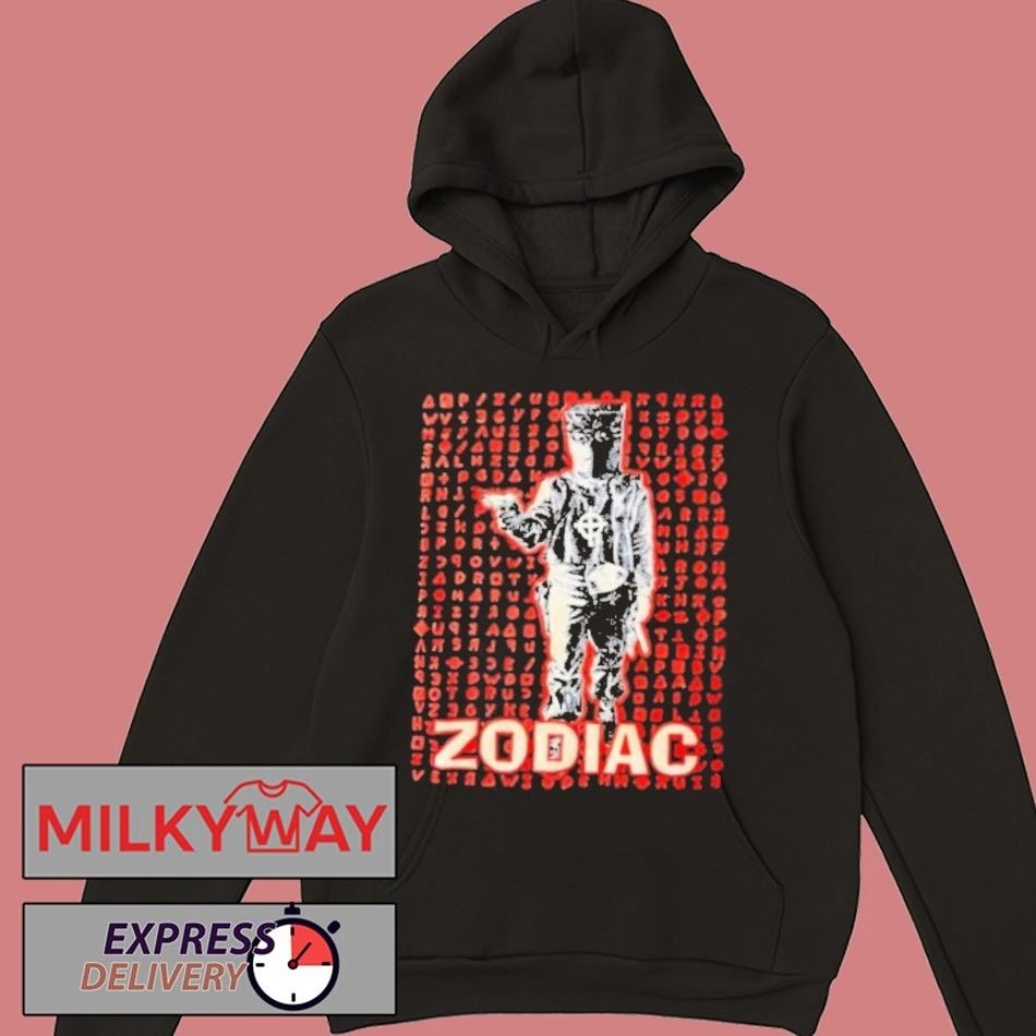 Zodiac Killer Cipher And Masked Figure Graphic Design Shirt