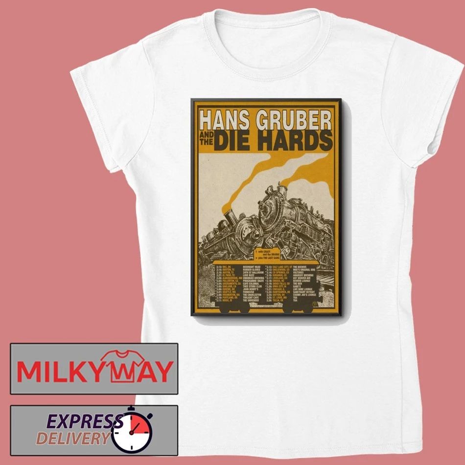 Hans Gruber And The Die Hards 2026 West Coast And Midwest Tour Poster shirt
