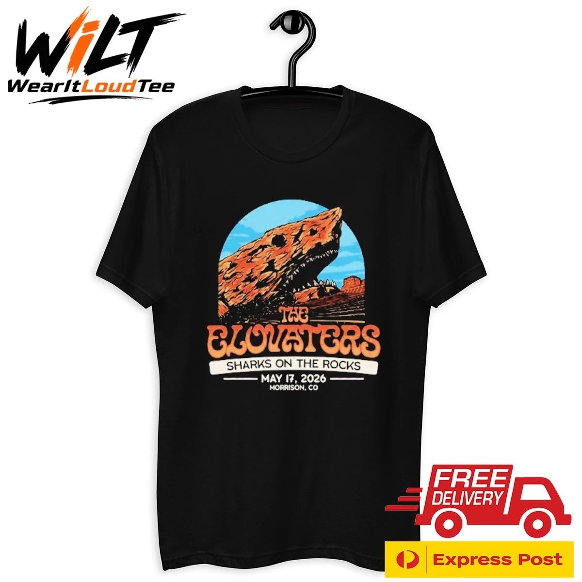 The Elovaters May 17, 2026 Morrison Red Rocks Amphitheatre Event Shirt