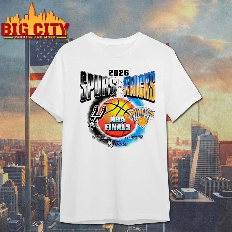 San Antonio Spurs Vs New York Knicks 2026 NBA Finals Matchup Head To Head Shirt