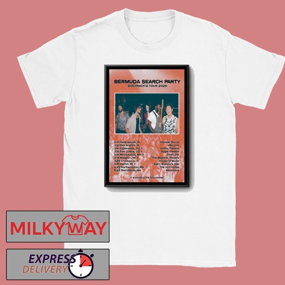 Bermuda Search Party 2026 Sidetrack’d Tour Poster shirt