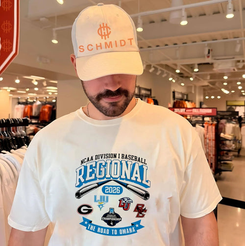2026 NCAA Division I Baseball Regional Georgia The Road To Omaha logos shirt