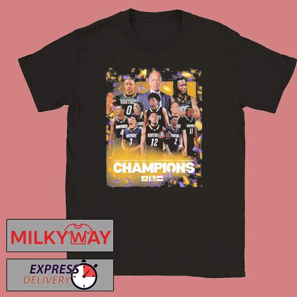 Prairie View A&M University Panthers Men’s Basketball PVAMU 2026 SWAC Champions shirt