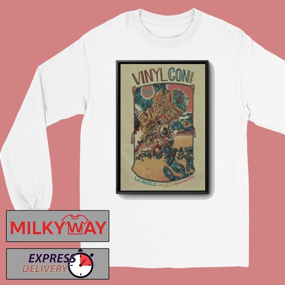 LIMITED VinylCon! Poster Aug 22 & 23 2026 TOUR LOS ANGELES shirt