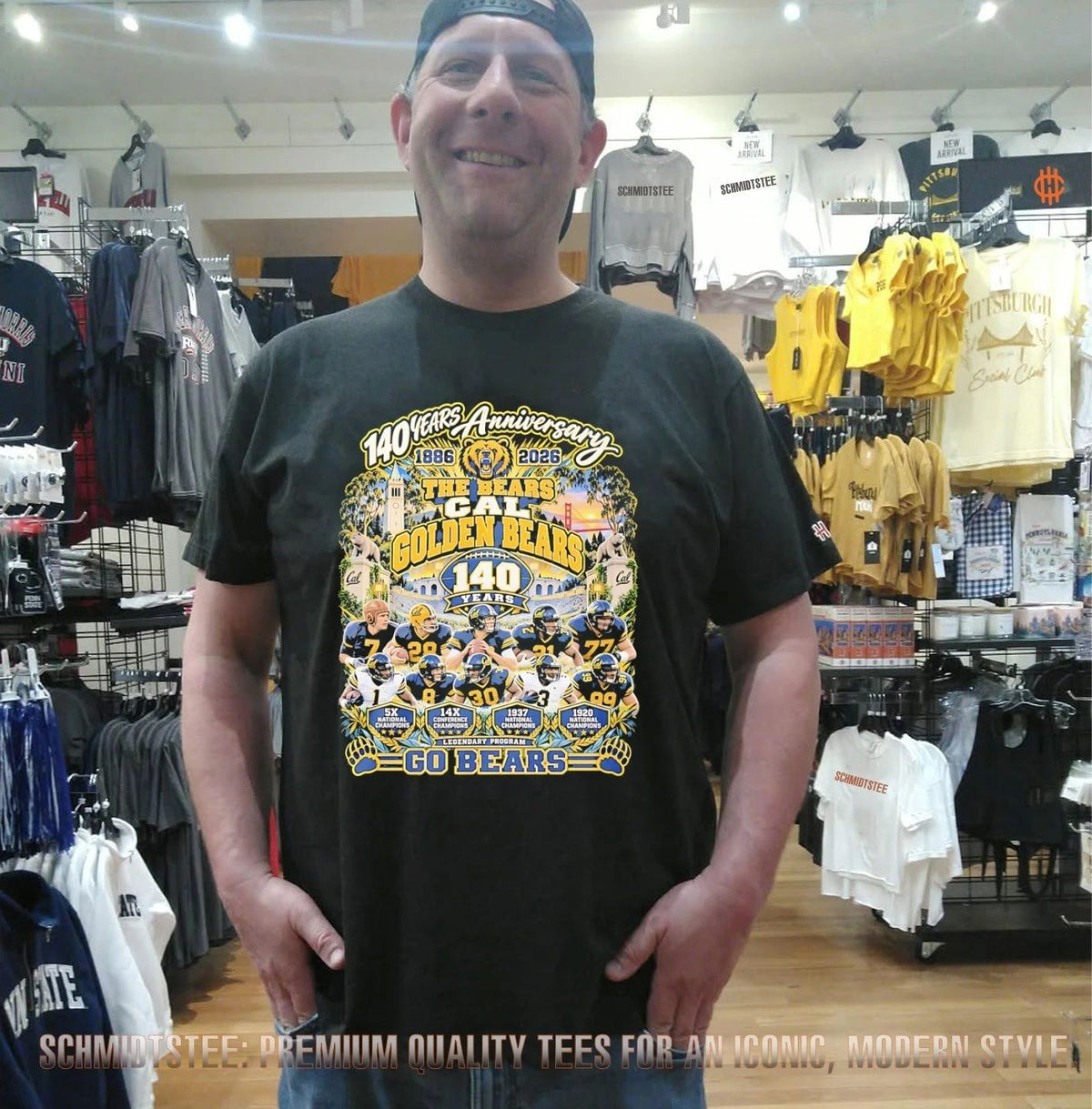 California Golden Bears 140th years Anniversary 1886-2026 go Bears shirt
