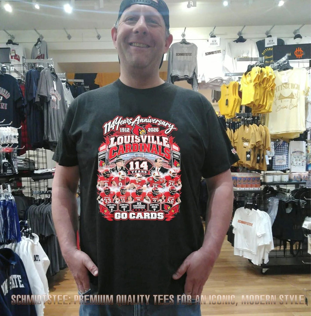 Louisville Cardinals 114 years Anniversary 1912-2026 go Cards shirt