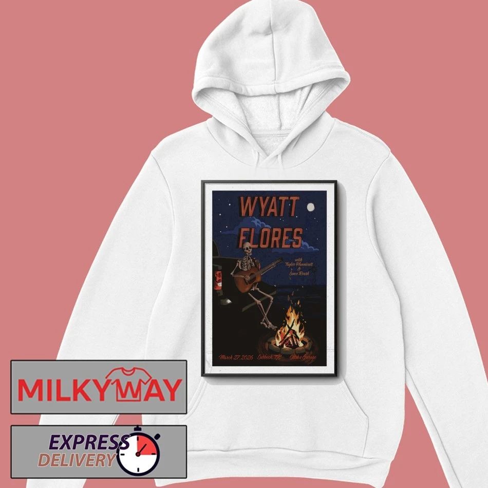 Wyatt Flores March 27 2026 At Cook’s Garage Show Poster shirt