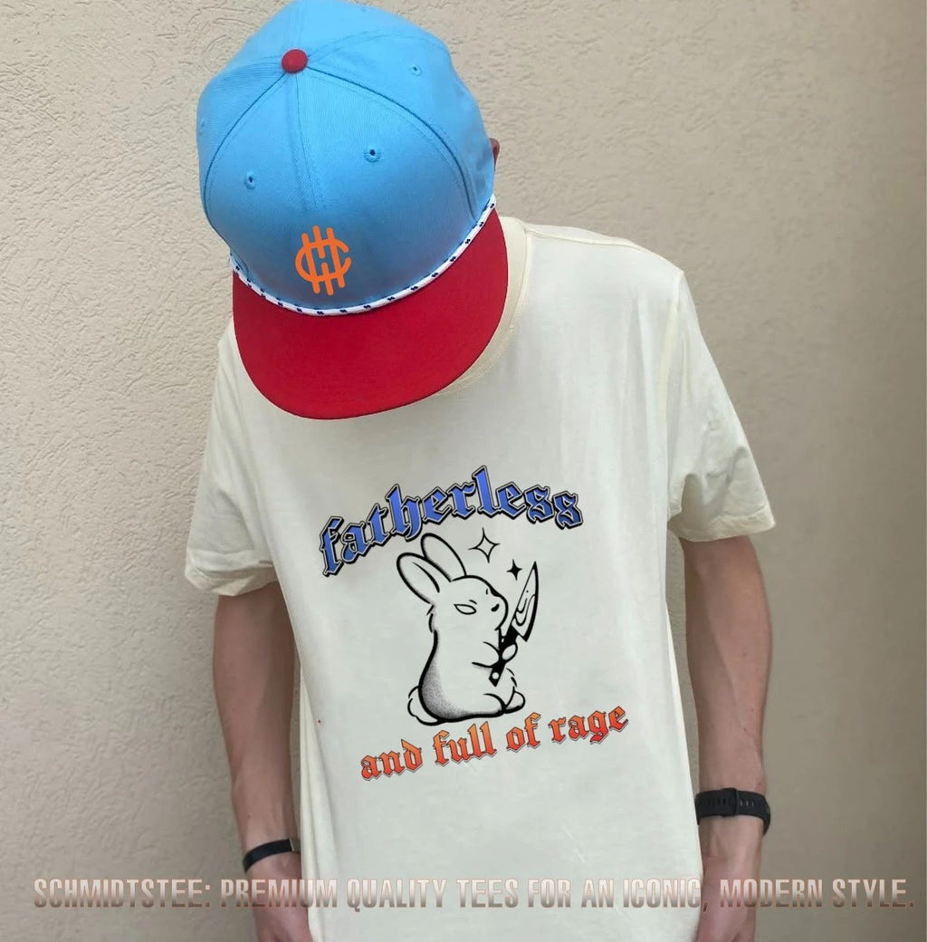 Fatherless and Full of Rage Rabbit with Knife shirt