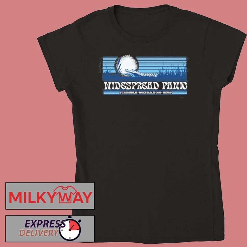 Widespread Panic St. Augustine, FL 2026 Event shirt