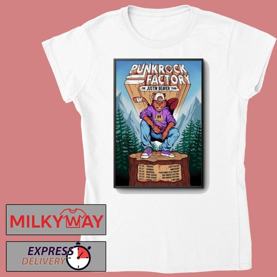 2026 Punk Rock Factory The Justin Beaver Tour Poster shirt