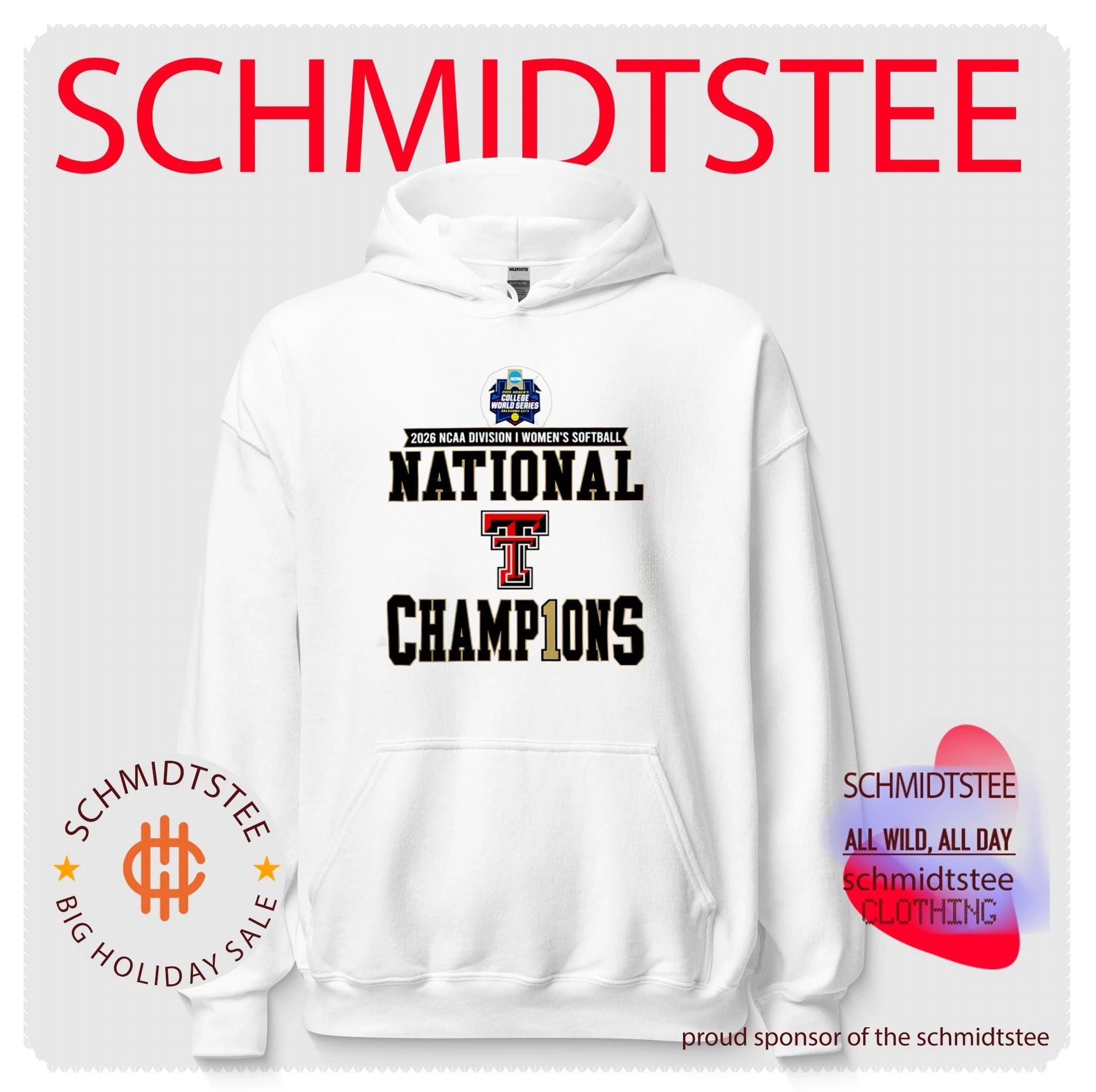 Texas Tech Red Raiders 2026 NCAA Softball Women’s College World Series Champions shirt
