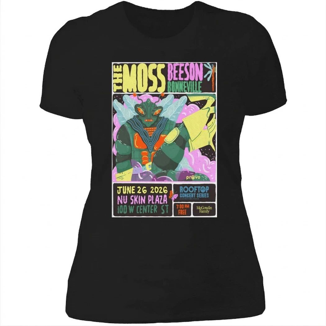 The Moss With Beeson And Bonneville 6-26-2026 Provo UT Poster Shirt