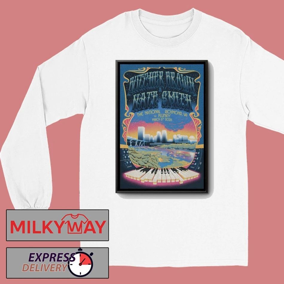 Butcher Brown And Nate Smith Richmond VA March 6 2026 Poster shirt