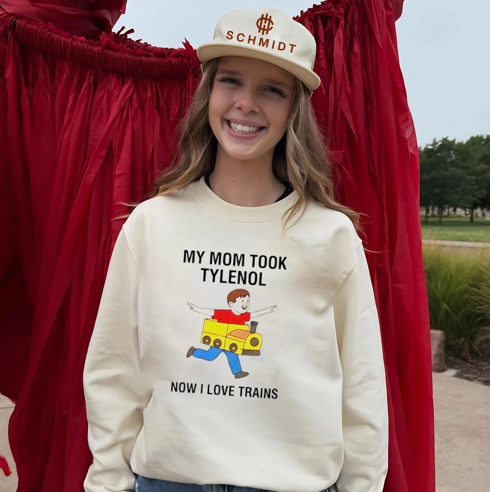 My Mom Took Tylenol Now I Love Trains Shirt