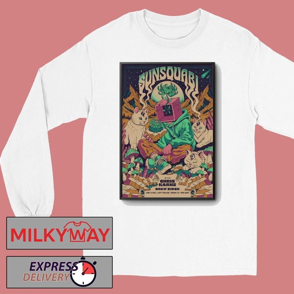 Sunsquabi Levitt Pavilion In Denver CO Jun 13 2026 Poster shirt