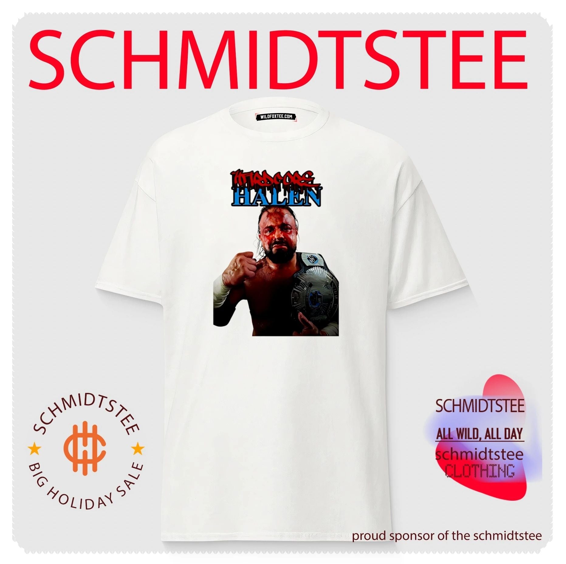 Hardcore Nick Halen portrait shirt