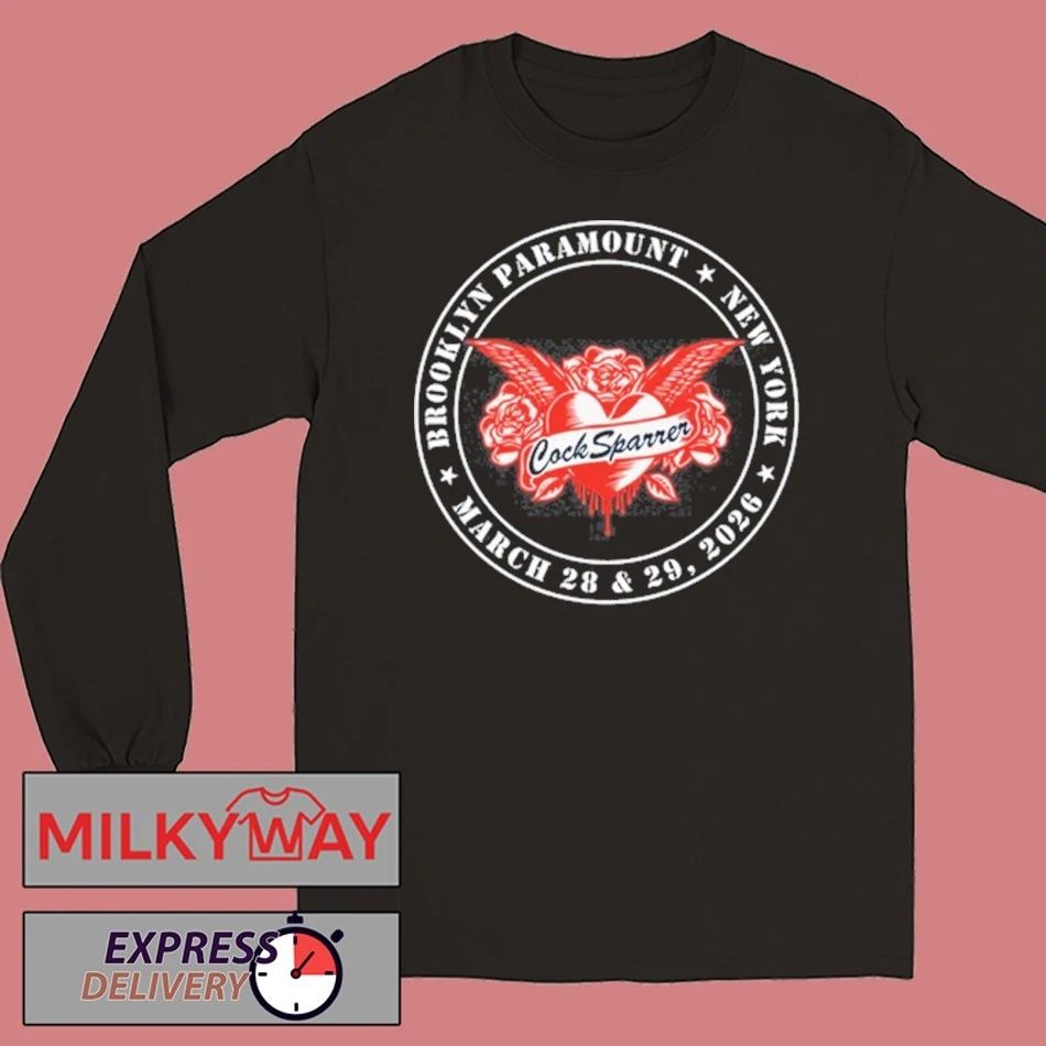Cock Sparrer in Brooklyn, NY Mar 28 & 29 2026 Event shirt
