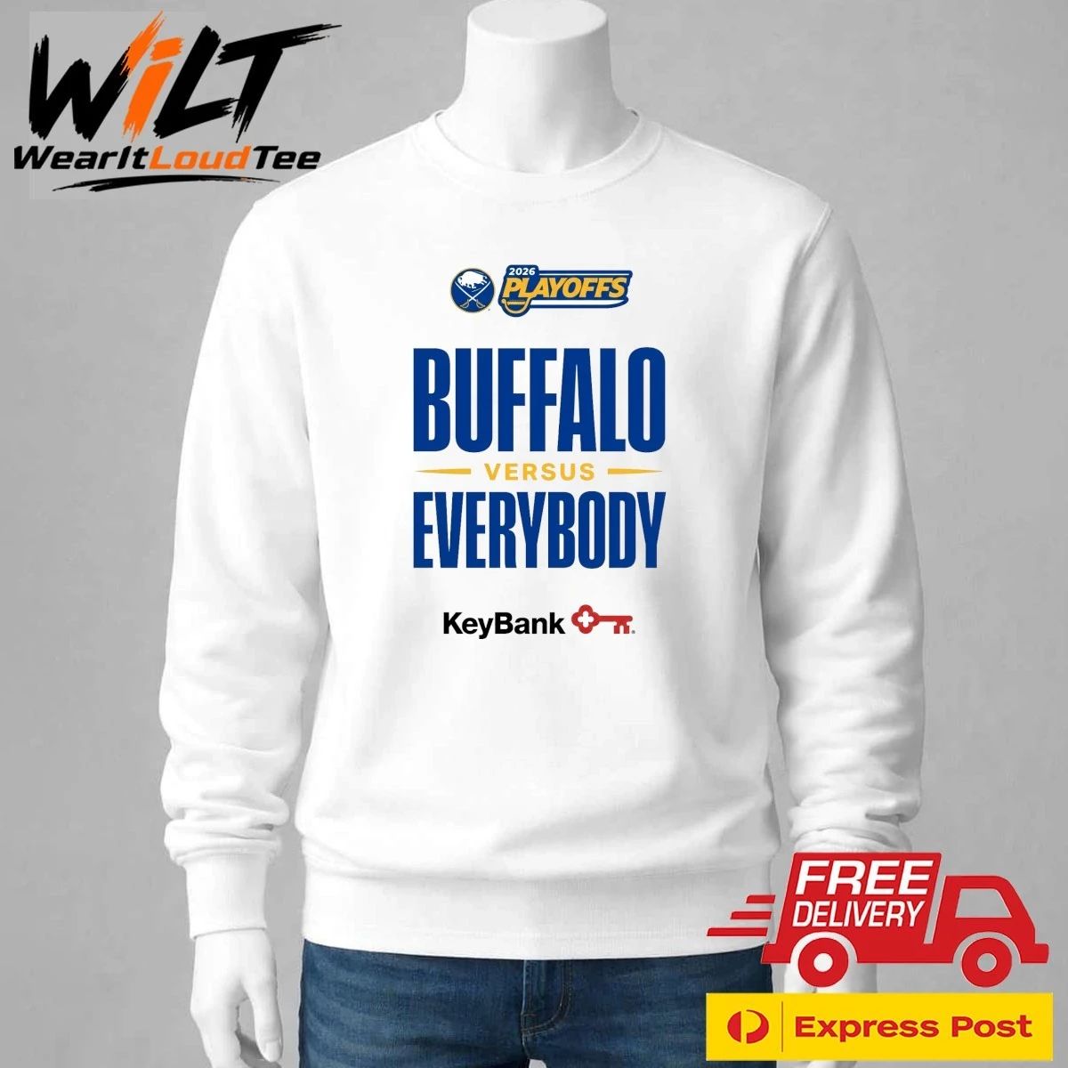 Buffalo Versus Everybody 2026 Playoffs Key Bank Shirt