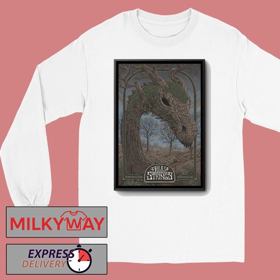 Billy Strings Feb 13 2026 ExploreAsheville.com Arena In Asheville NC Poster shirt