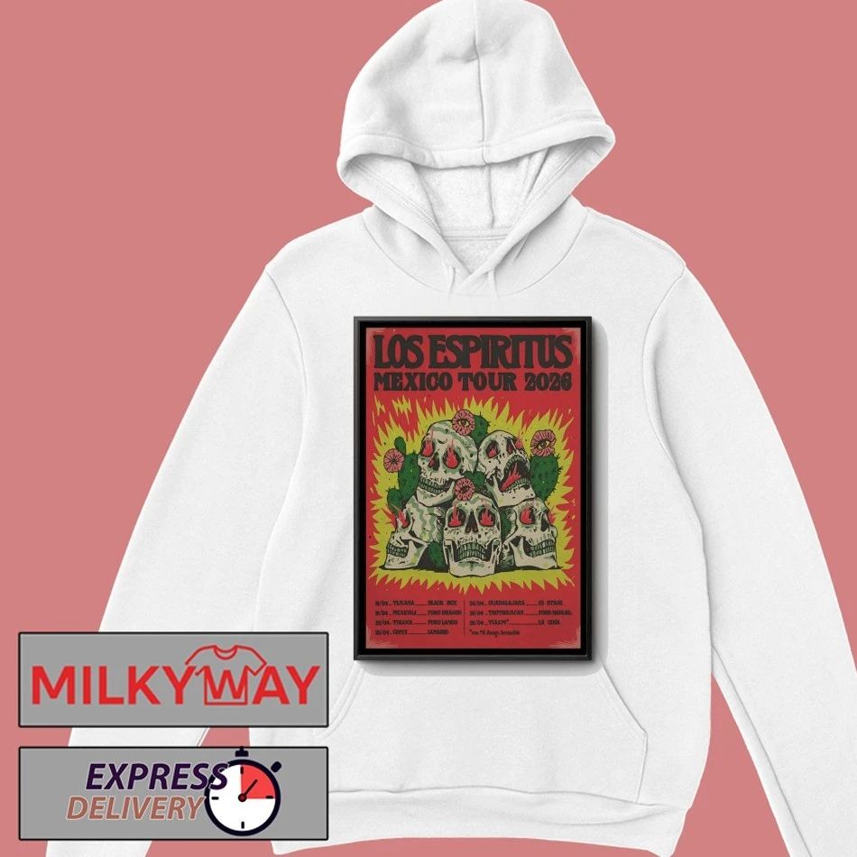 Los Espiritus Mexico Tour 26 Poster shirt