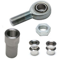 1.25″ RHT Heim Kit (FK JM heim, 0.625″ ID tall spacers, 1.75″ thread bung)