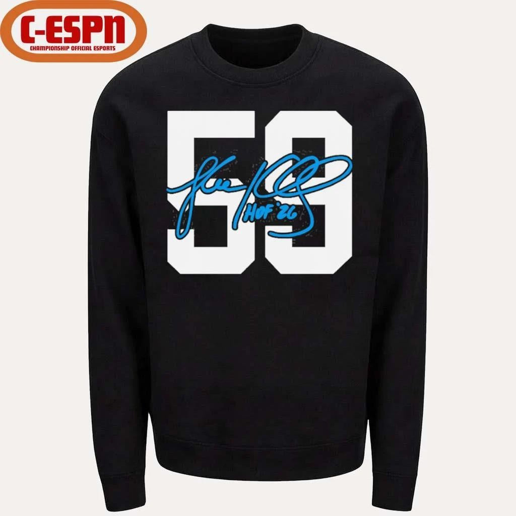 Luke Kuechly Panthers Class of 2026 Elected Signature T-Shirt