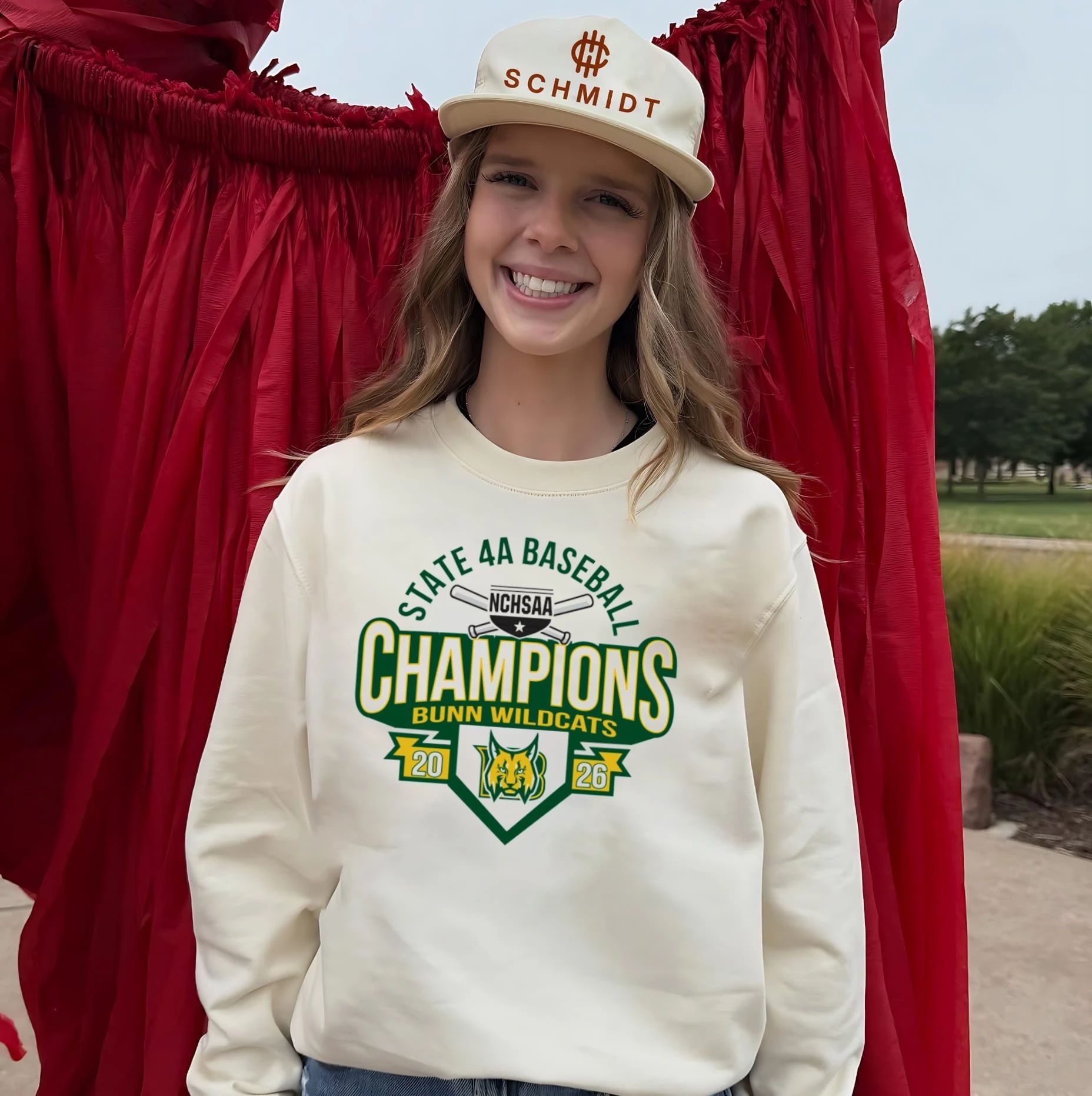 Bunn Wildcats 2026 NCHSAA State 4A Baseball Champions shirt