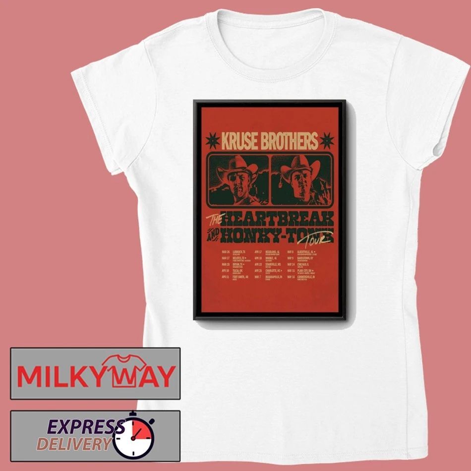 Kruse Brothers 2026 Spring Tour Poster shirt