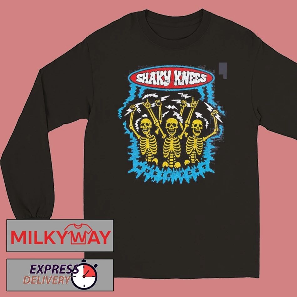 Shaky Knees Music Festival 2026 At Piedmont Park Atlanta GA On September 13-20 2026 Electric Skeleton Lineup T-Shirt
