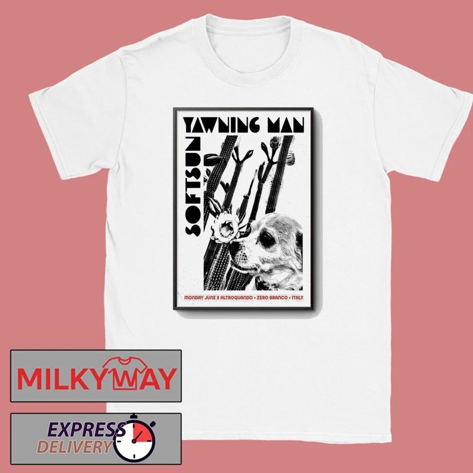 Yawning Man June 8 2026 in Zero Branco Italy Poster shirt
