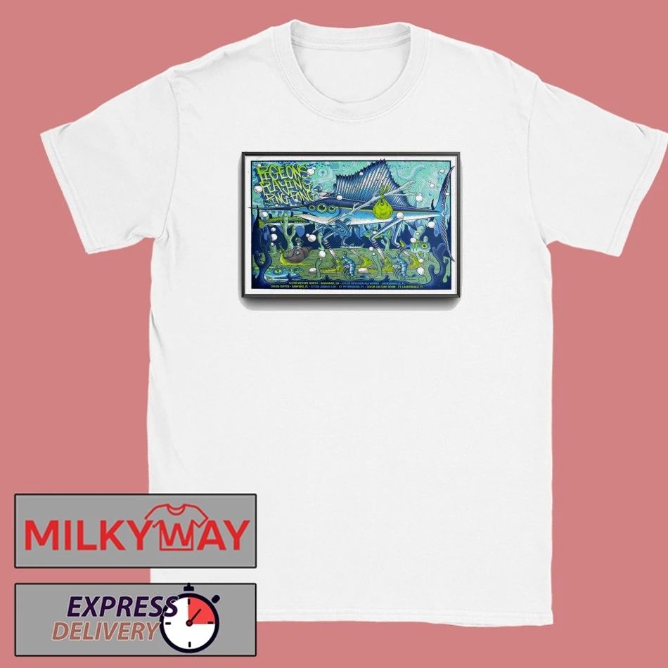 Pigeons Playing Ping Pong Florida March 2026 Tour Poster shirt