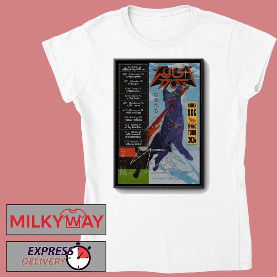 Couch Dog Spring 2026 Tour Poster shirt