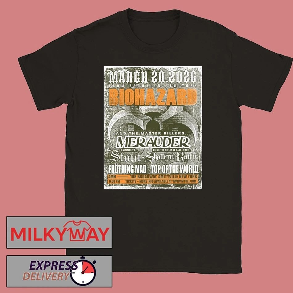 Biohazard Strong Island 2026 Shows At Amityville Music Hall March 20 21 2026 shirt
