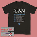 Arch Enemy Back To The Root Of All Evil 2026 Tour Europe And UK Schedule Dates Two Sided T-Shirt