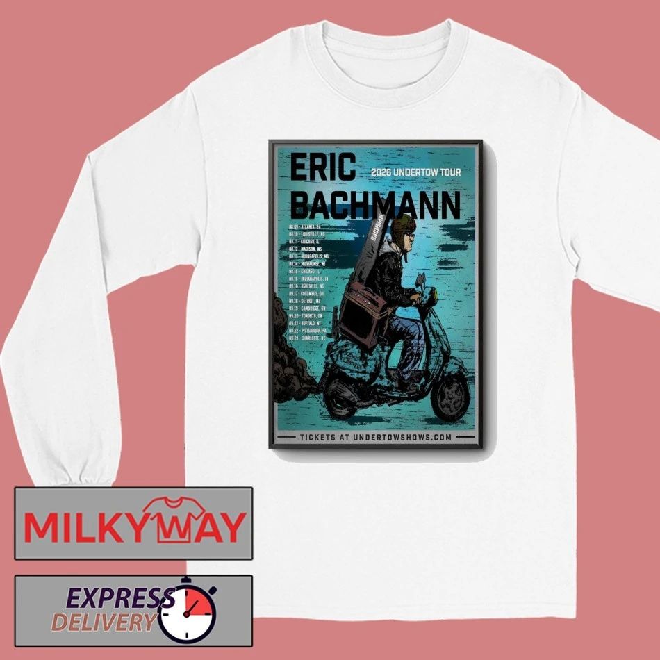 Eric Bachmann Undertow 2026 Tour Poster shirt