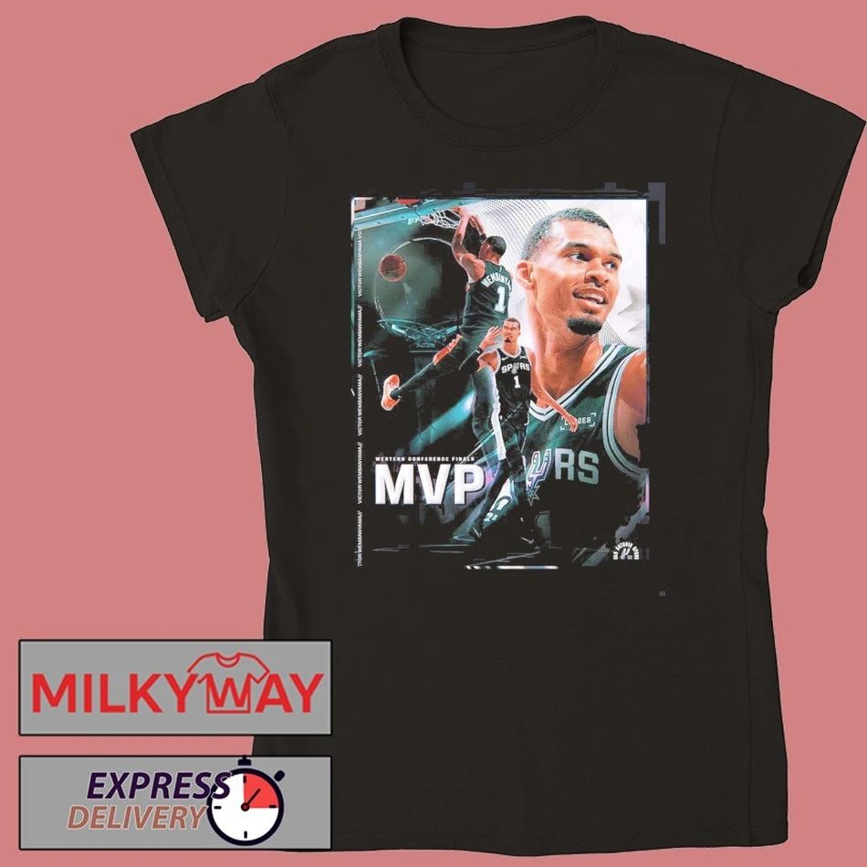 Victor Wembanyama San Antonio Spurs 2026 NBA Western Conference Finals MVP T-Shirt