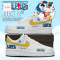 Dodgers One Piece Luffy Custom Personalized Air Force 1 Sneakers