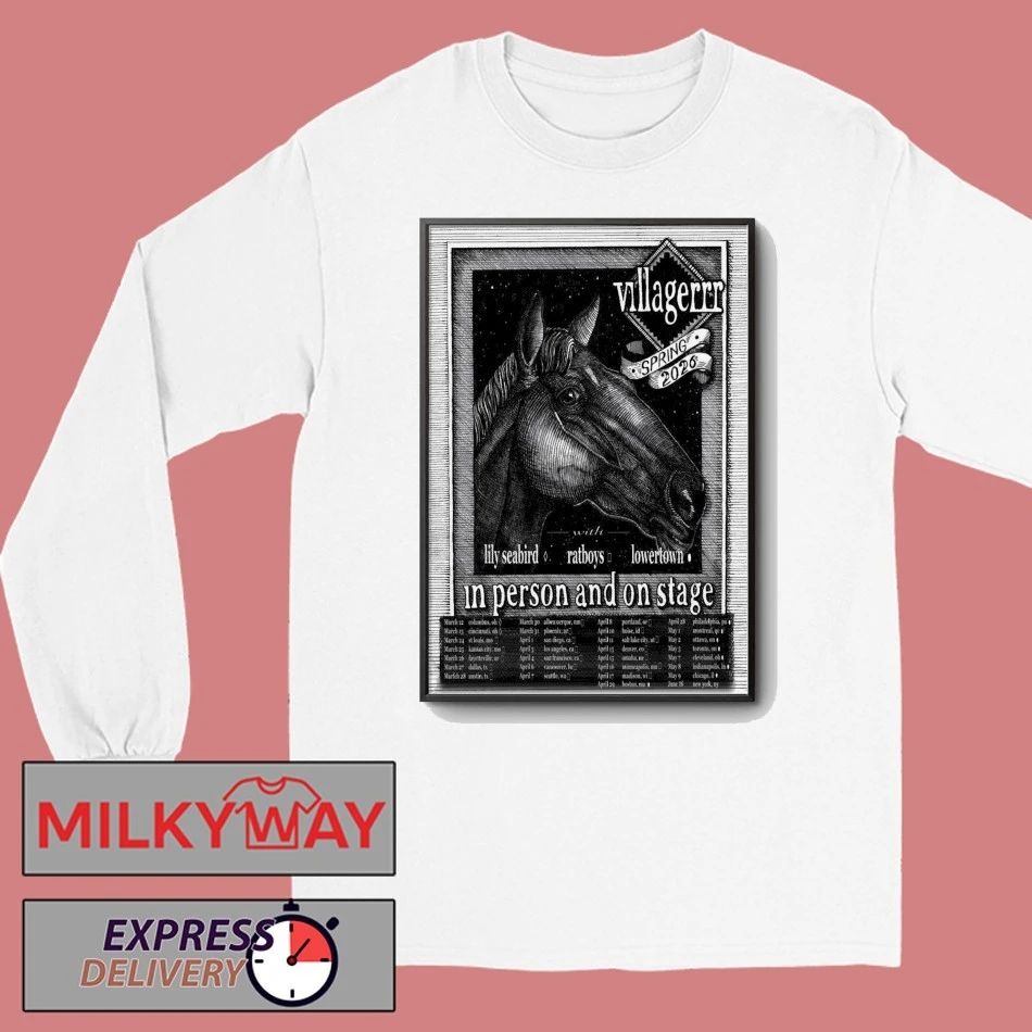 Villagerrr Spring Tour 26 Poster shirt