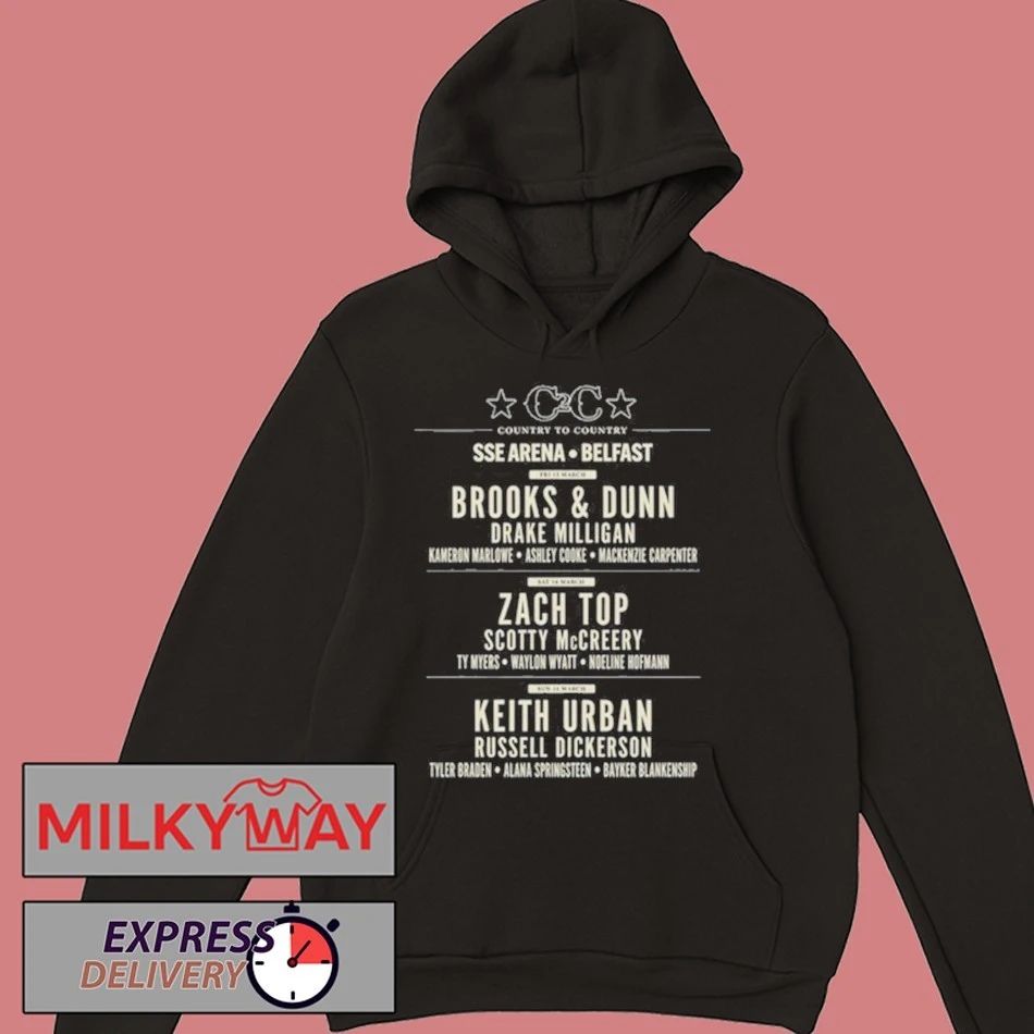 C2C Country To Country Belfast Tour 2026 Shirt