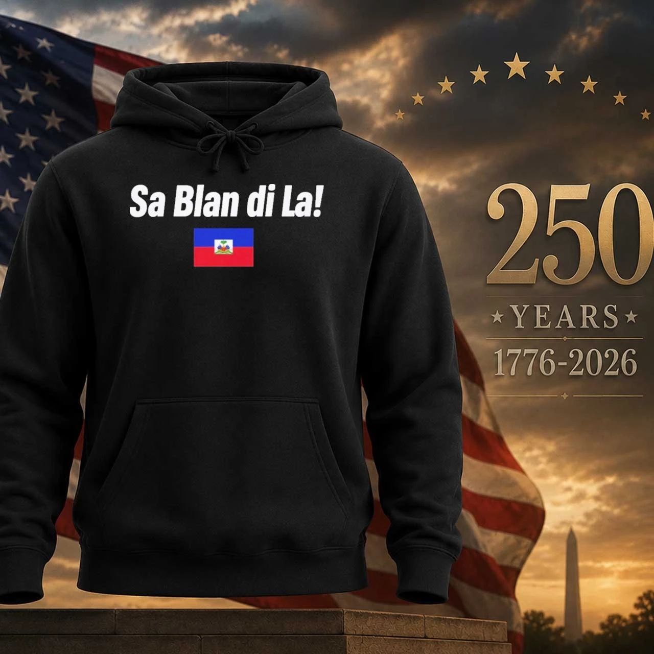 Sa Blan Di La Haitian Shirt